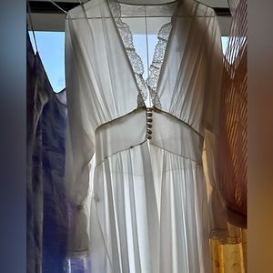 Vintage White Duster